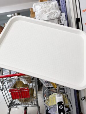 White tray