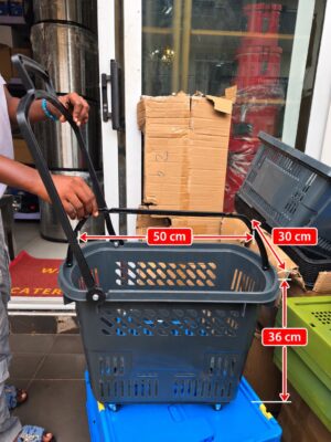 Basket trolley (black )