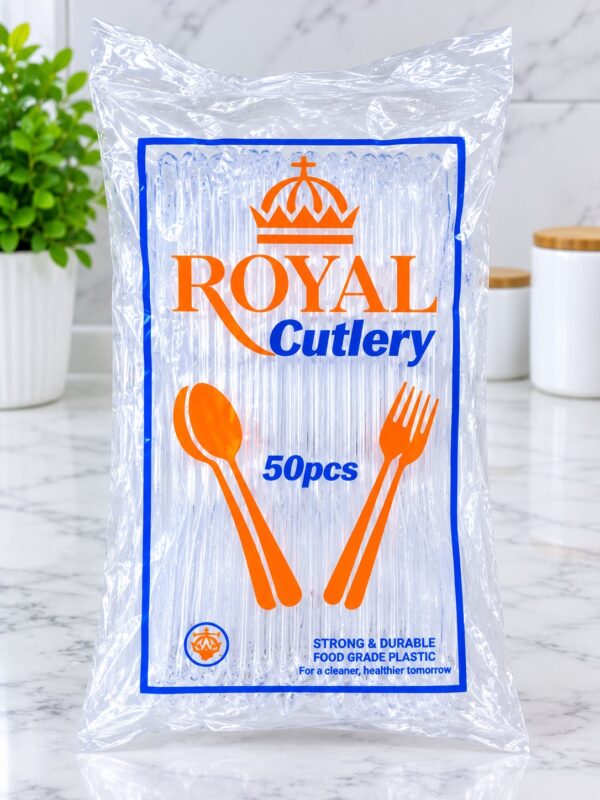 Plain Disposable Spoon (50pcs)