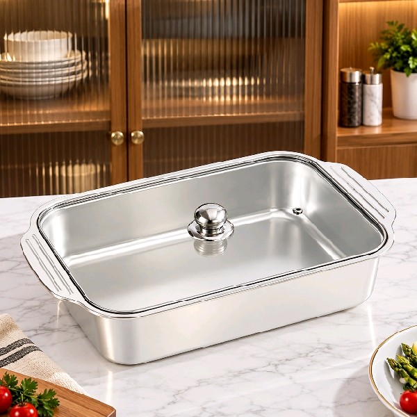 Square Bowl with Lid 02
