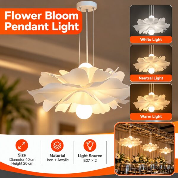 Flower bloom light