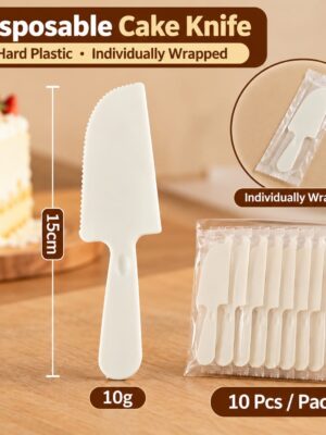 Cake knife white