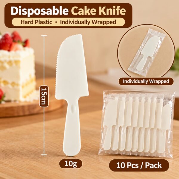 Cake knife white