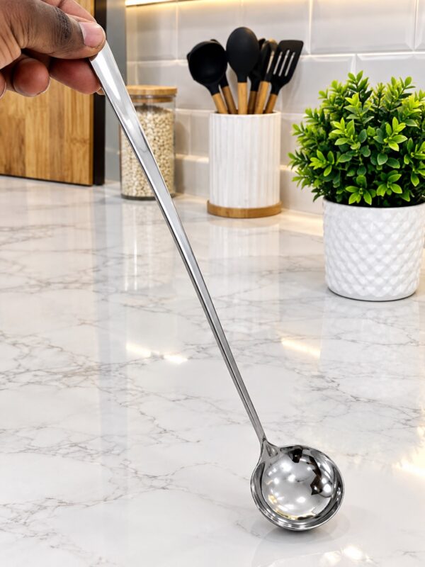 chili ladle silver