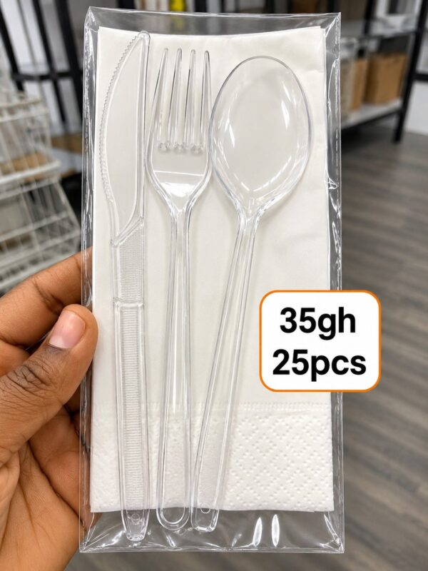 Wrapped Cutlery Set(25pc)