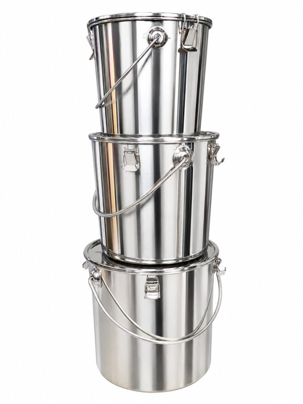 Stainless bucket (3set)