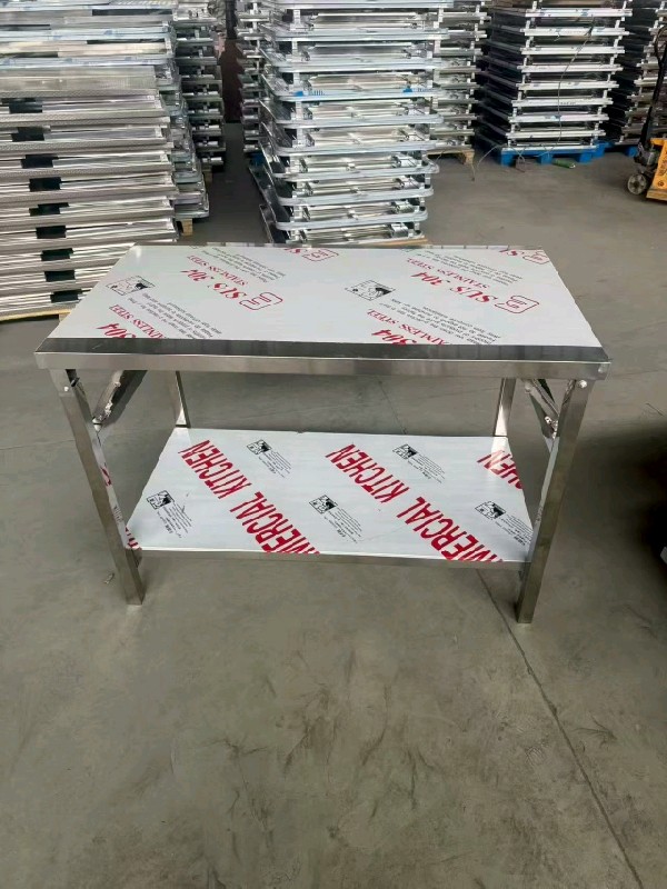 Stainless table (collapsible )180cm