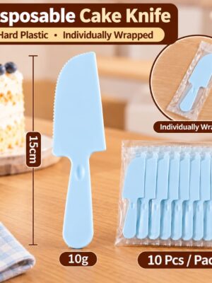 Cake knife blue
