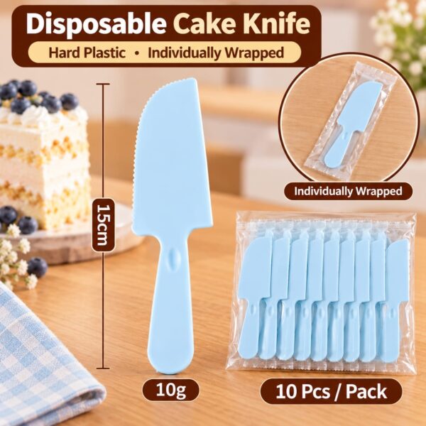 Cake knife blue