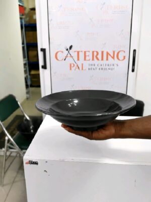 Plain fufu bowl