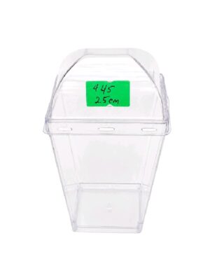 Square dispo with lid