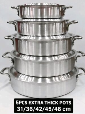 Medium Heavy pot set (5pcs)