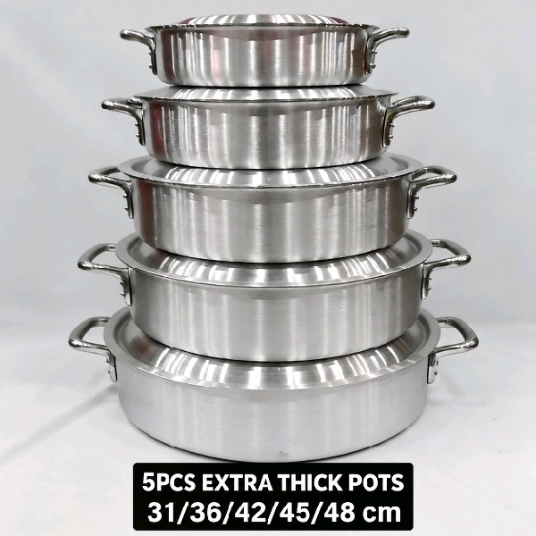 Medium Heavy pot set (5pcs)
