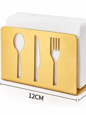 Fork Designed Tissue Holder GOLD