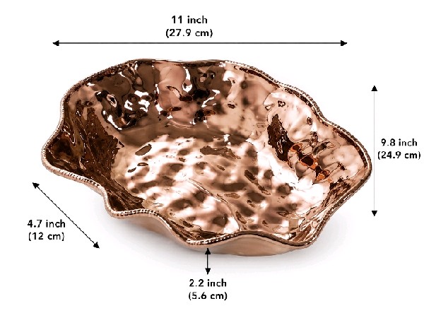 Rose gold bowl