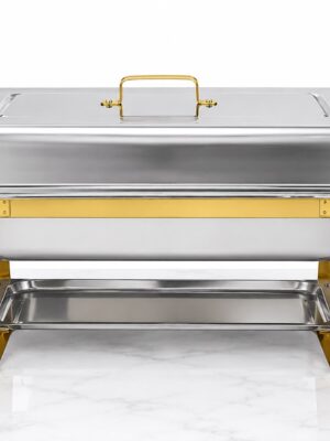 Simple gold and silver dish