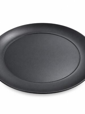 Round black plate (80)