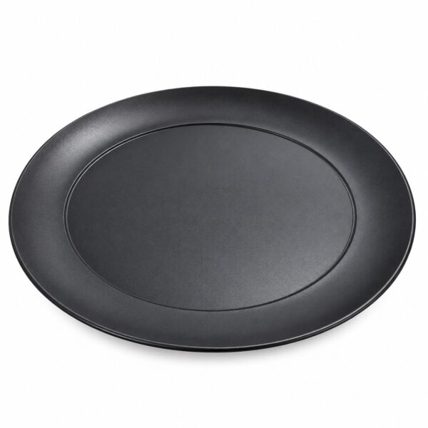 Round black plate (80)