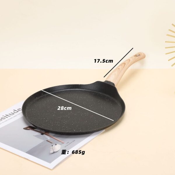 Granite flat frying pan