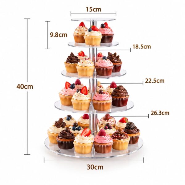 Round Acrylic 5tier