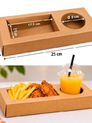 Brown Tray/cup (10pcs) Brown Tray/cup (10pcs)