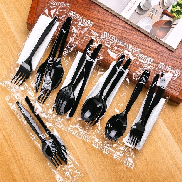 Cutlery with Tissue (100pcs)