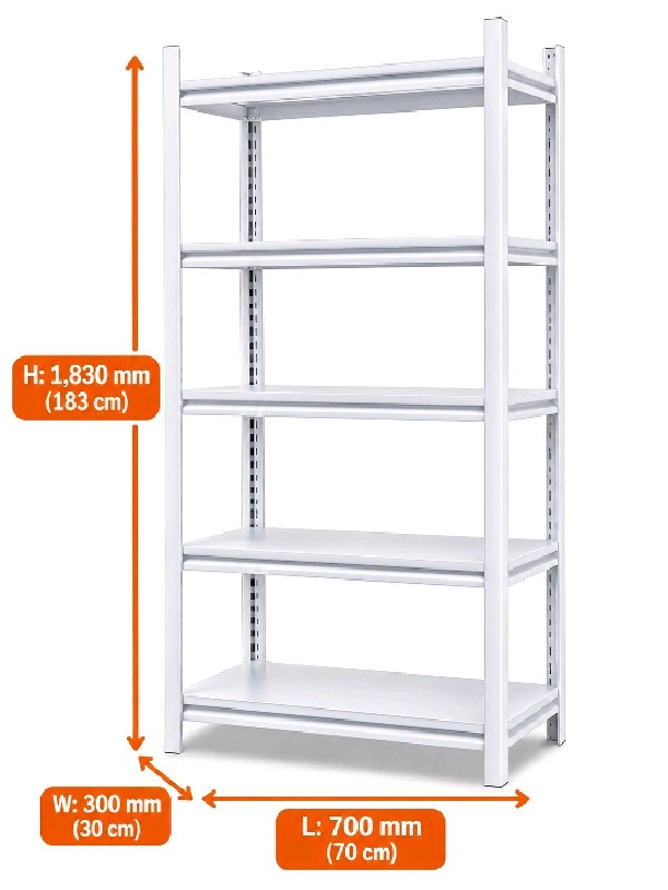 White Medium Shelf