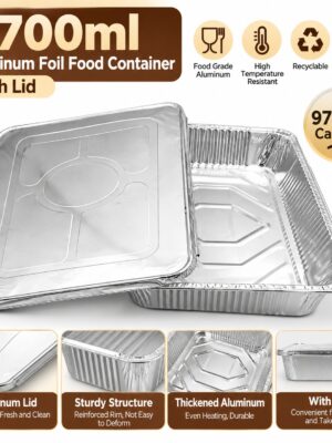 Aluminum food container
