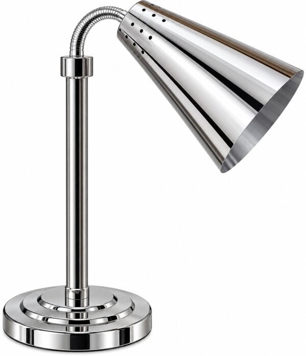 Curve silver lamp