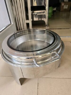 Round silver