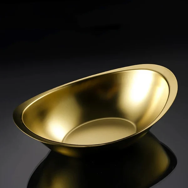 Boat chili bowl (gold )