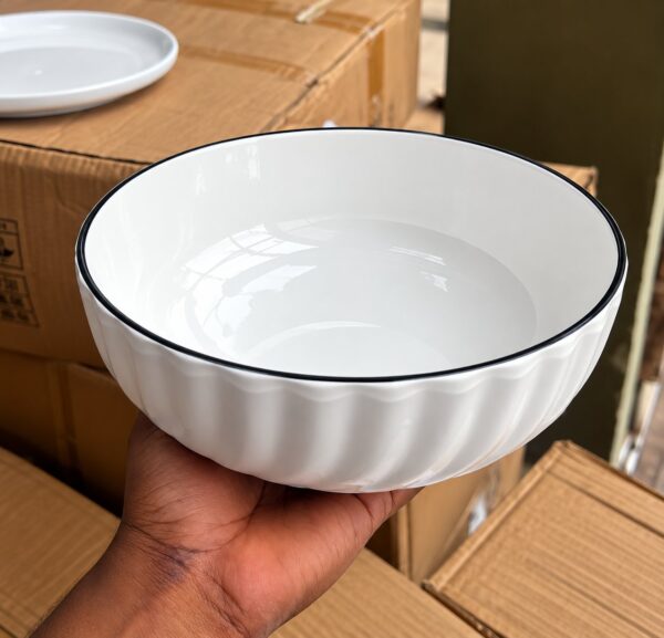 Fufu bowls lines (2pc)