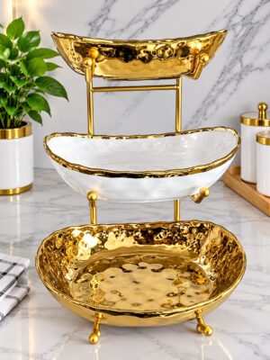Metal 3tier Gold