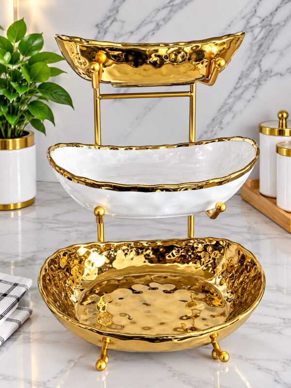 Metal 3tier Gold