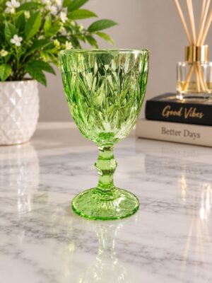 Green Wine glass (6pcs)