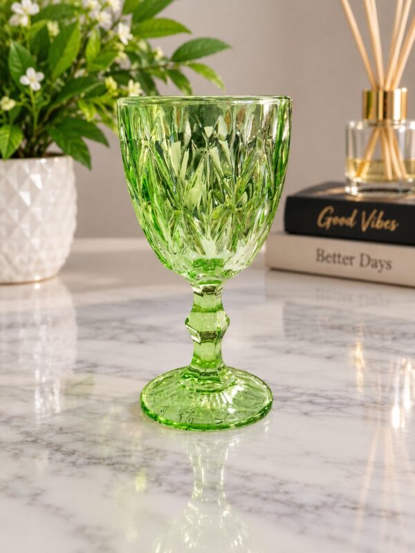 Green Wine glass (6pcs)