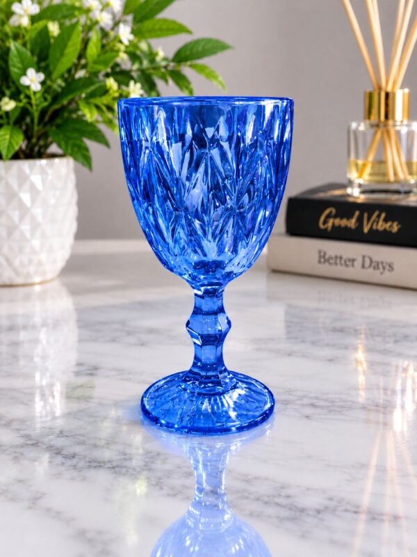 Blue Wine glass (6pcs)