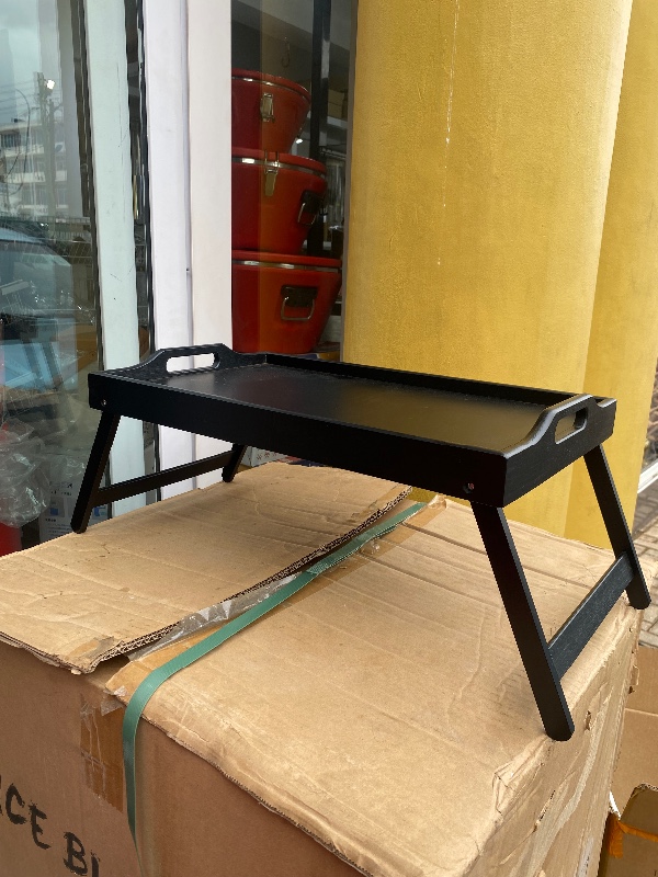 Black Tray With Stands