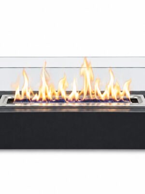 Rectangular Ethanol flame black