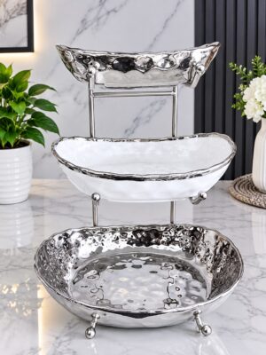 Metal 3tier Silver