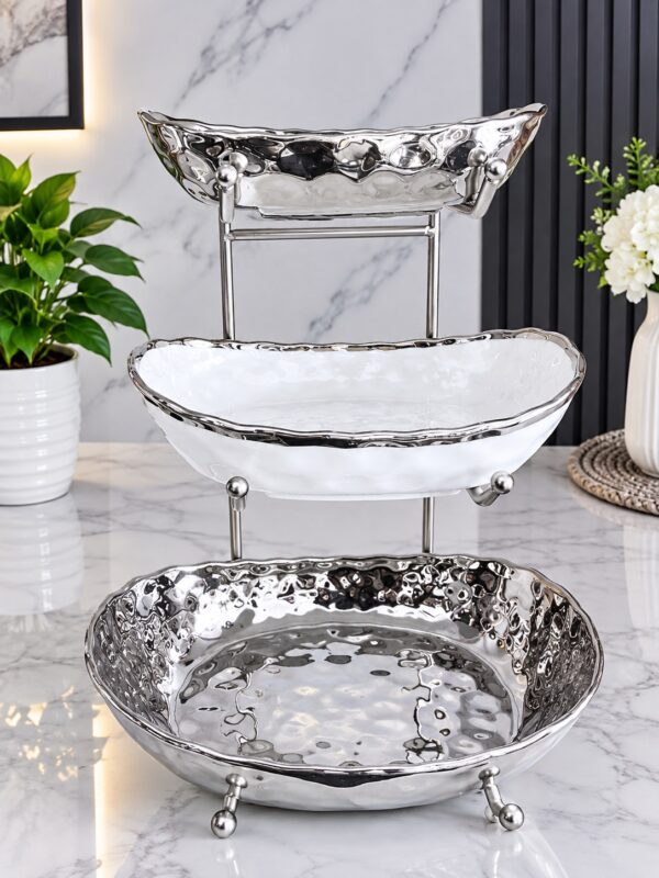 Metal 3tier Silver