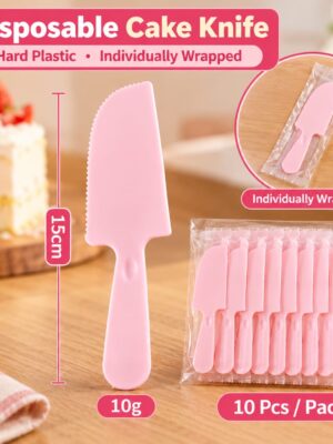 Cake knife pink