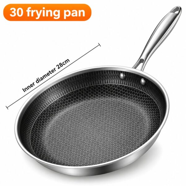 Stainless frying pan